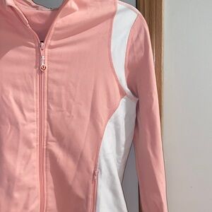 Vintage lululemon athletica Women's Jacket in Pink and White